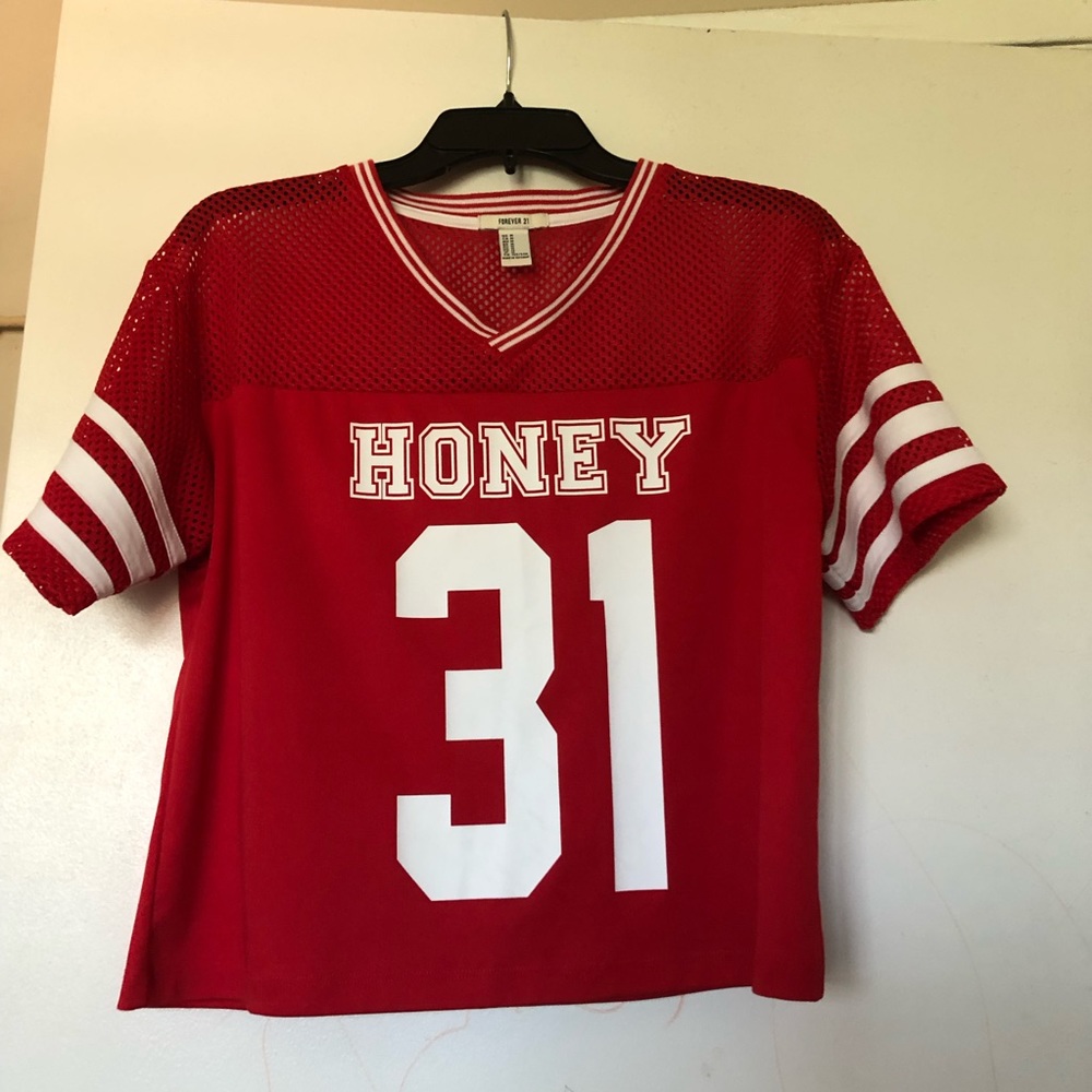 Cropped jersey